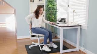 デスクごとチェアマット ゲーミングチェアマット ダイニングマット 床保護マット SALLOUS 特大サイズ160×130cm PVC 抗菌 防カビ ズレない 厚さ1.5mm 静電気防止 無味無臭