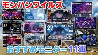 モンハンワイルズに向いているモニター【個人的オススメ】