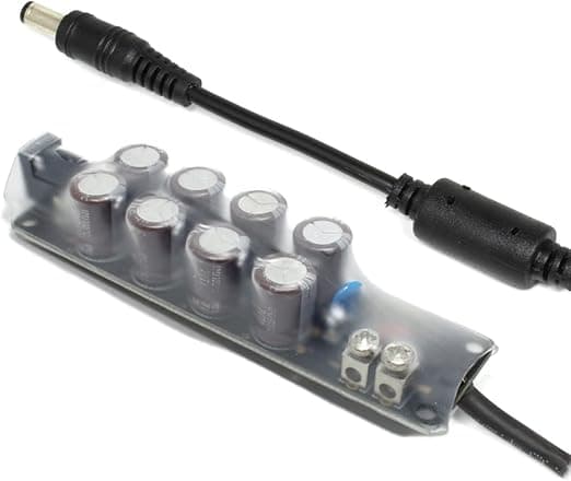 FX-AUDIO- Petit Tank DC電源ノイズクリーナー・バルクキャパシタ 延長ケーブル型 出力プラグ外径5.5mm 内径2.1/2.5mm両対応