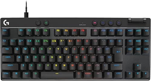 【Amazon.co.jp限定】 Logicool G ラピッドトリガー PRO X TKL RAPID ゲーミングキーボード アクチュエーションポイント 調整可能 押下圧 35g 日本語配列 G-PKB-TKL-RTBKd 有線 テンキーレス 磁気式アナログスイッチ ゲーミング キーボード メカニカルキーボード 国内正規品 ※Amazon限定の壁紙ダウンロード付き